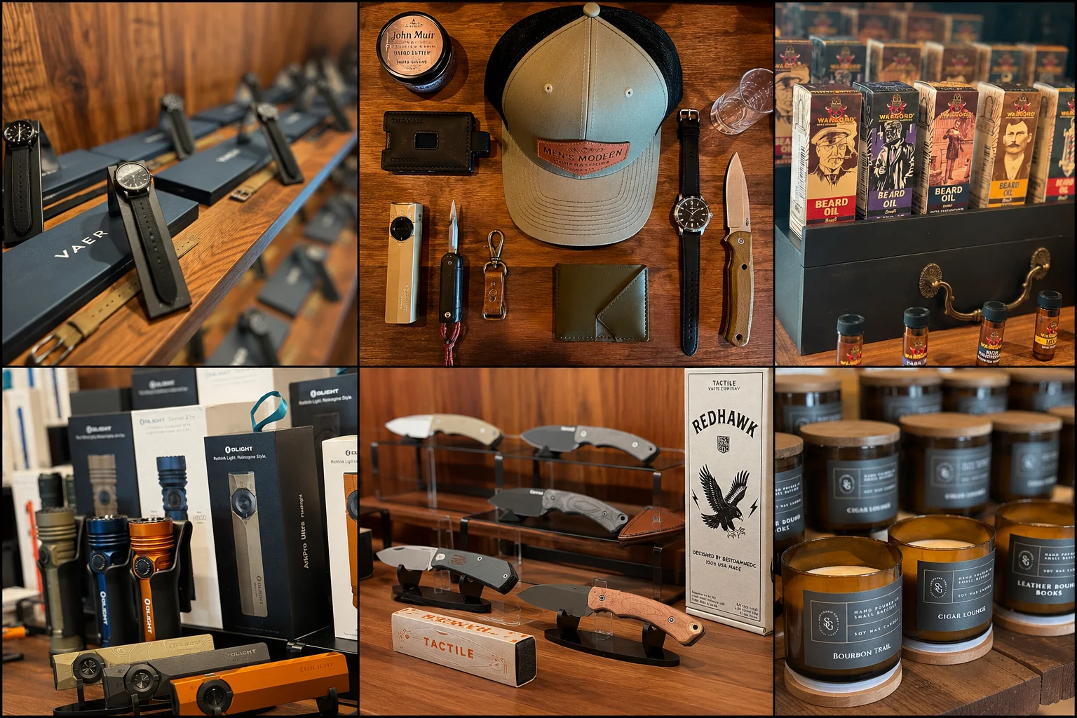 A considered collection of goods at Men's Modern General Store