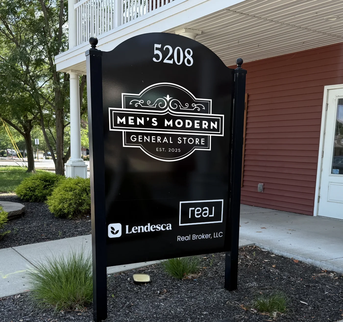 Men's Modern General Store storefront sign in Cottleville